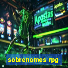 sobrenomes rpg